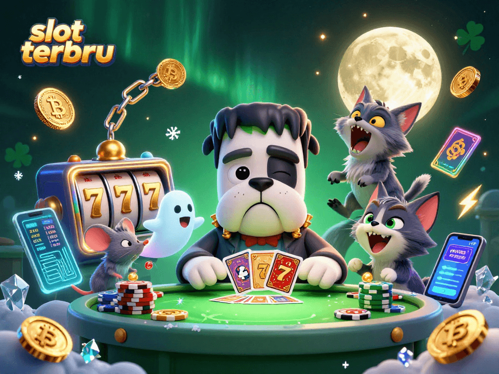 Engage in slot terbaru excitement with vibrant characters and rich casino elements.