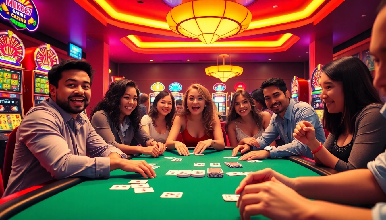 Miko69 menghidupkan suasana kasino dengan permainan poker yang penuh semangat.