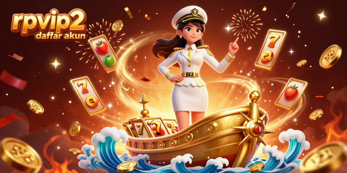 Spin the reels at rpvip2 daftar akun, featuring a dynamic 3D casino scene filled with vibrant gameplay elements.