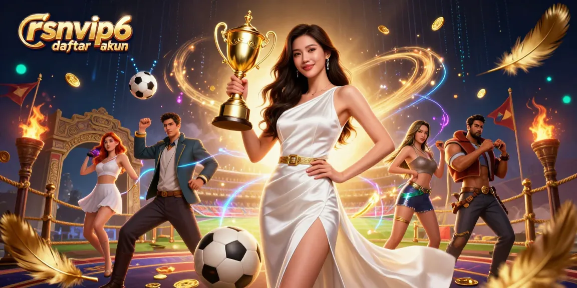 Experience excitement with rsnvip6 daftar akun as a triumphant winner in a vibrant casino scene.