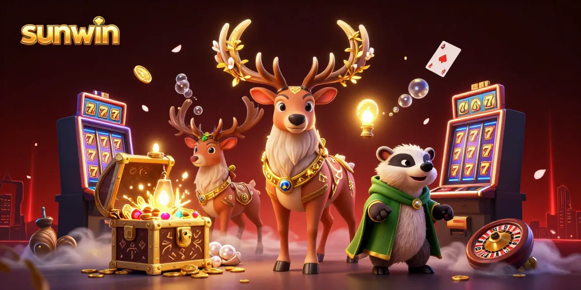 Experience thrilling gameplay at sunwin with an enchanting druid stag and rich slot elements.