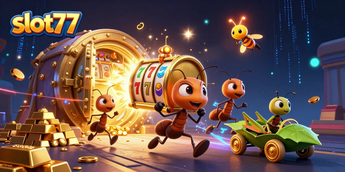 Slot77 menghadirkan keseruan permainan slot dengan tampilan menarik dan karakter lucu.