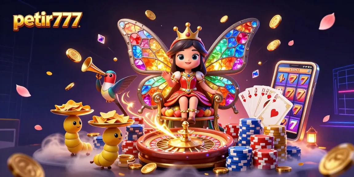 Experience the excitement of petir777 with interactive games, golden chips, and dazzling visuals.