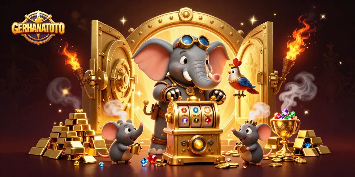 GERHANATOTO menghadirkan slot mesin emas yang menarik dengan harta berkilauan dan elemen menarik lainnya.
