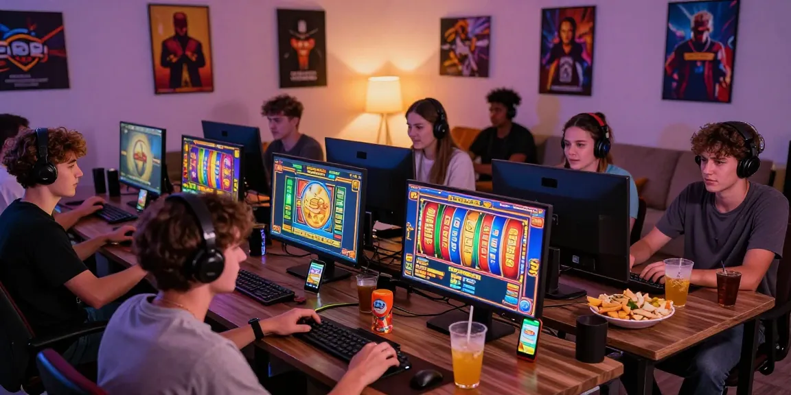 Exciting slot gaming environment showcasing players engaging with popular slot games online.