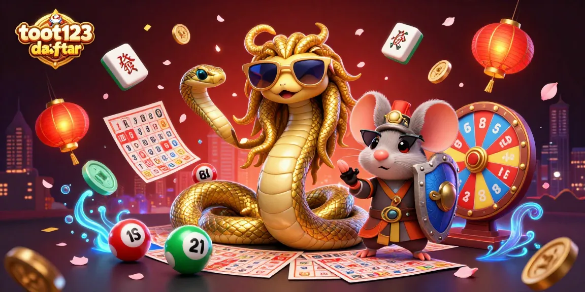 Experience the thrill of winning with toot123 daftar in this vibrant 3D representation of lotto excitement!