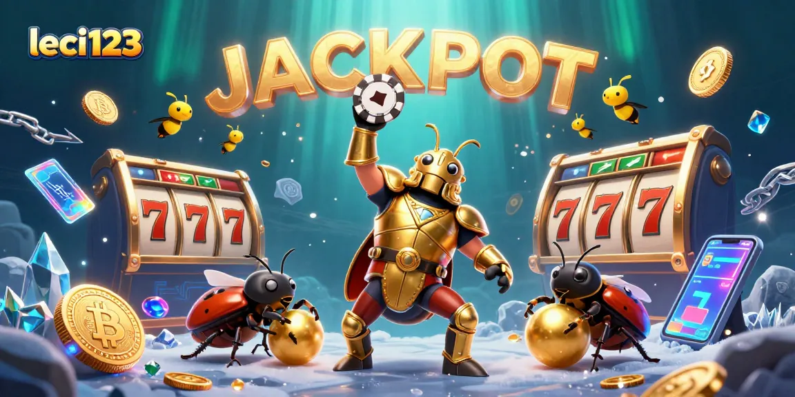 Experience leci123's thrilling jackpot moments with 3D characters and dynamic casino elements.