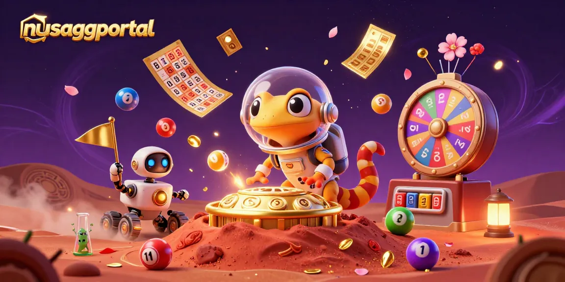 Engage with nusaggportal's thrilling casino discovery where a Martian gecko uncovers a golden world.