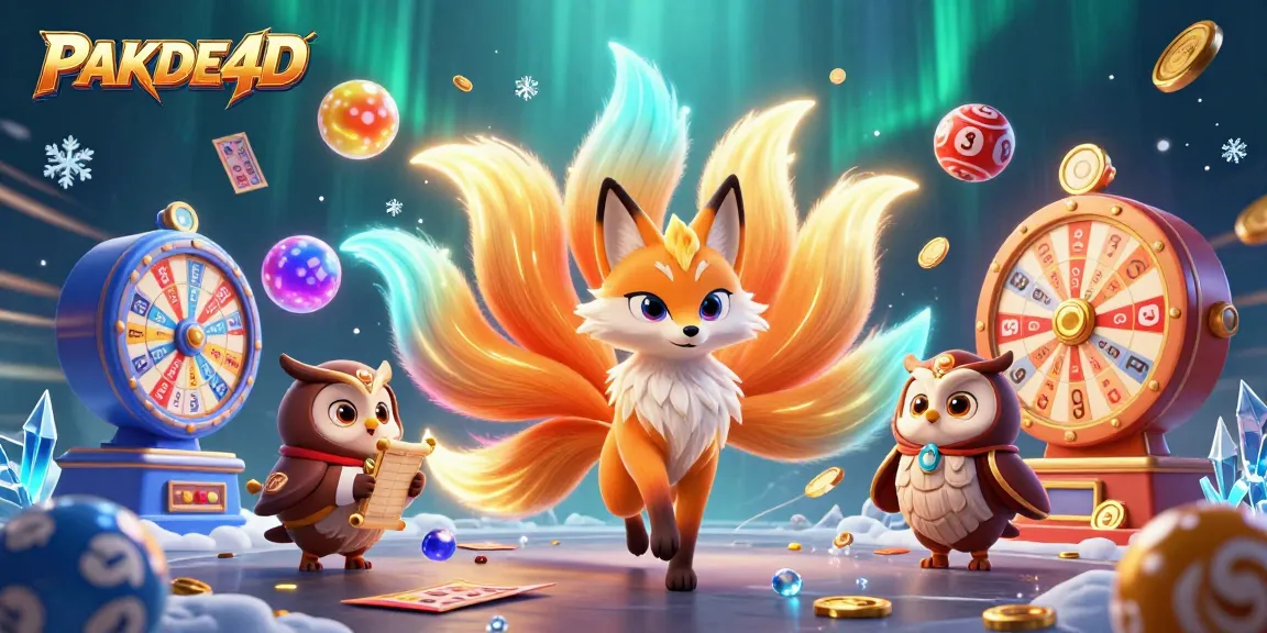 Experience PAKDE4D's engaging lottery adventures with vibrant characters and exciting gaming elements.