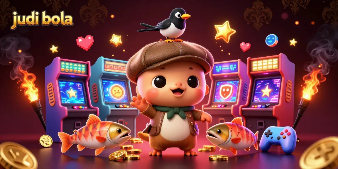 Engage with judi bola through vibrant betting illustrations showcasing dynamic gaming elements.