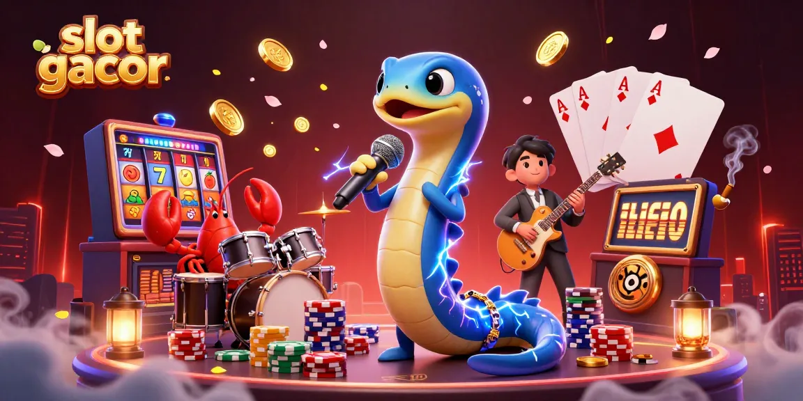 Experience thrilling gameplay with slot gacor featuring a DJ eel and casino action.