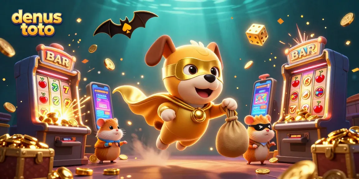 Mengikuti densus toto, superhero anjing membawa koin emas di tengah pengalaman kasino yang mendebarkan.