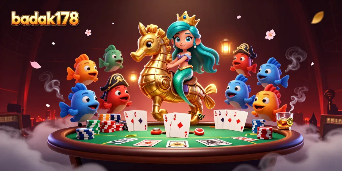Experience the immersive gaming excitement of badak178 with a dynamic poker scene