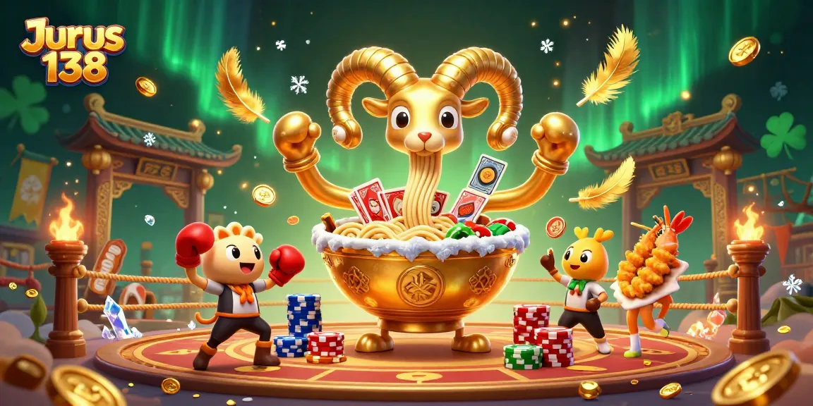 Experience thrilling gameplay at Jurus 138 with engaging characters and vibrant casino elements.